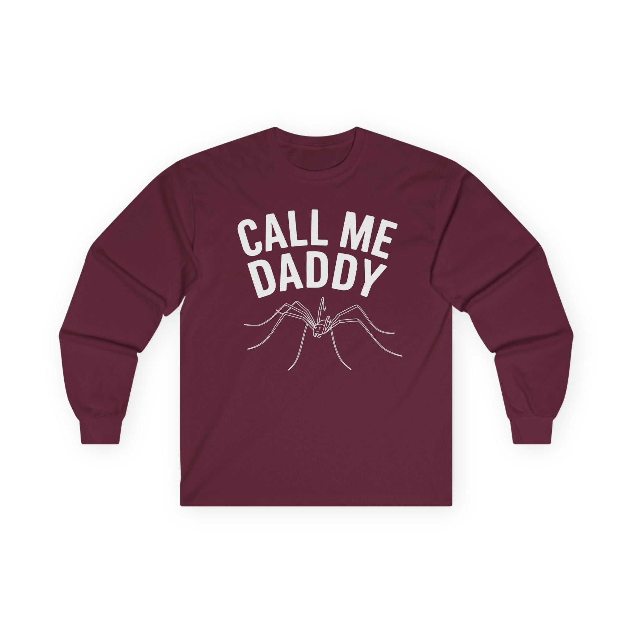 "Call Me Daddy" Funny Meme Men/Unisex Graphic Long Sleeve T-Shirt