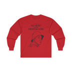 "All Quiet On The Frontal Lobe" Funny Meme Men/Unisex Graphic Long Sleeve T-Shirt