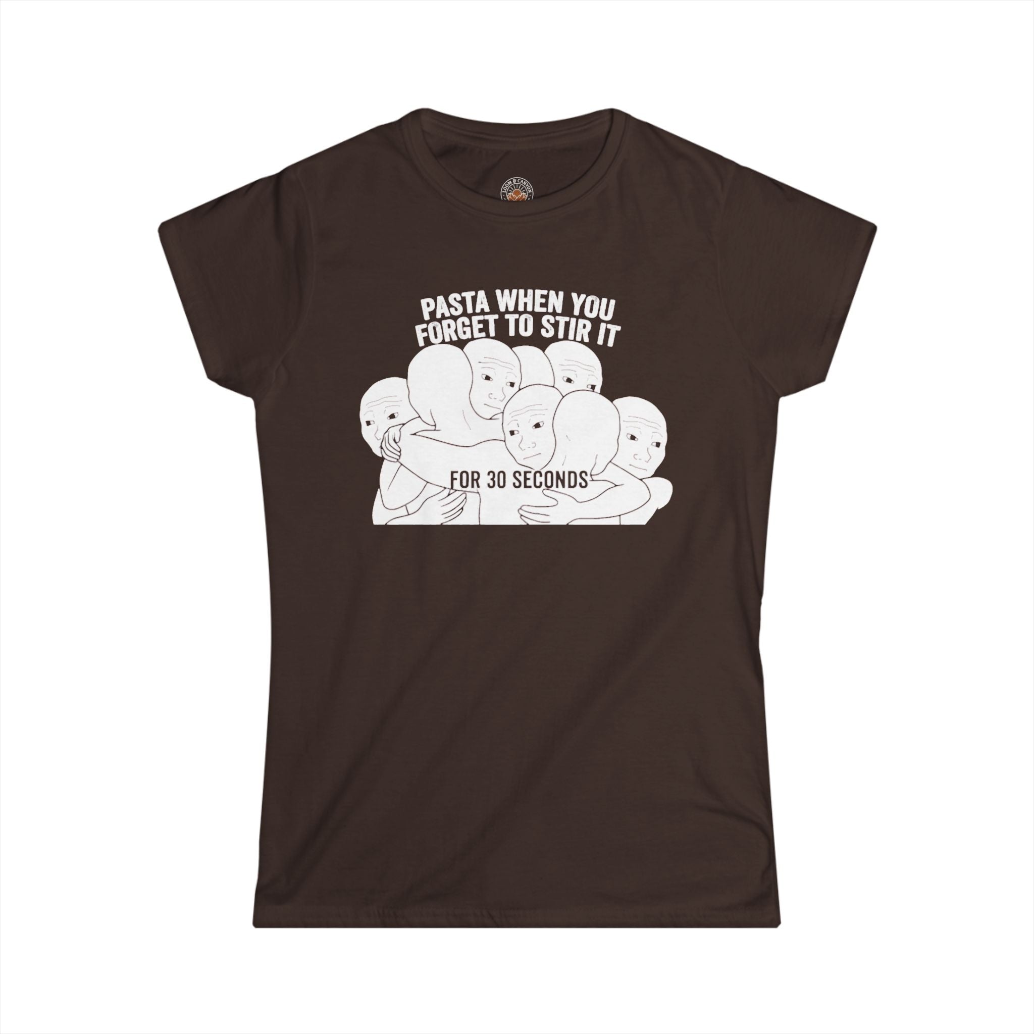 "Pasta When You Forget To Stir It For 30 Seconds" Funny Meme Women's Graphic T-Shirt
