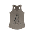 "I Got That Dog In Me" Funny Meme Women's Graphic Racerback Tank