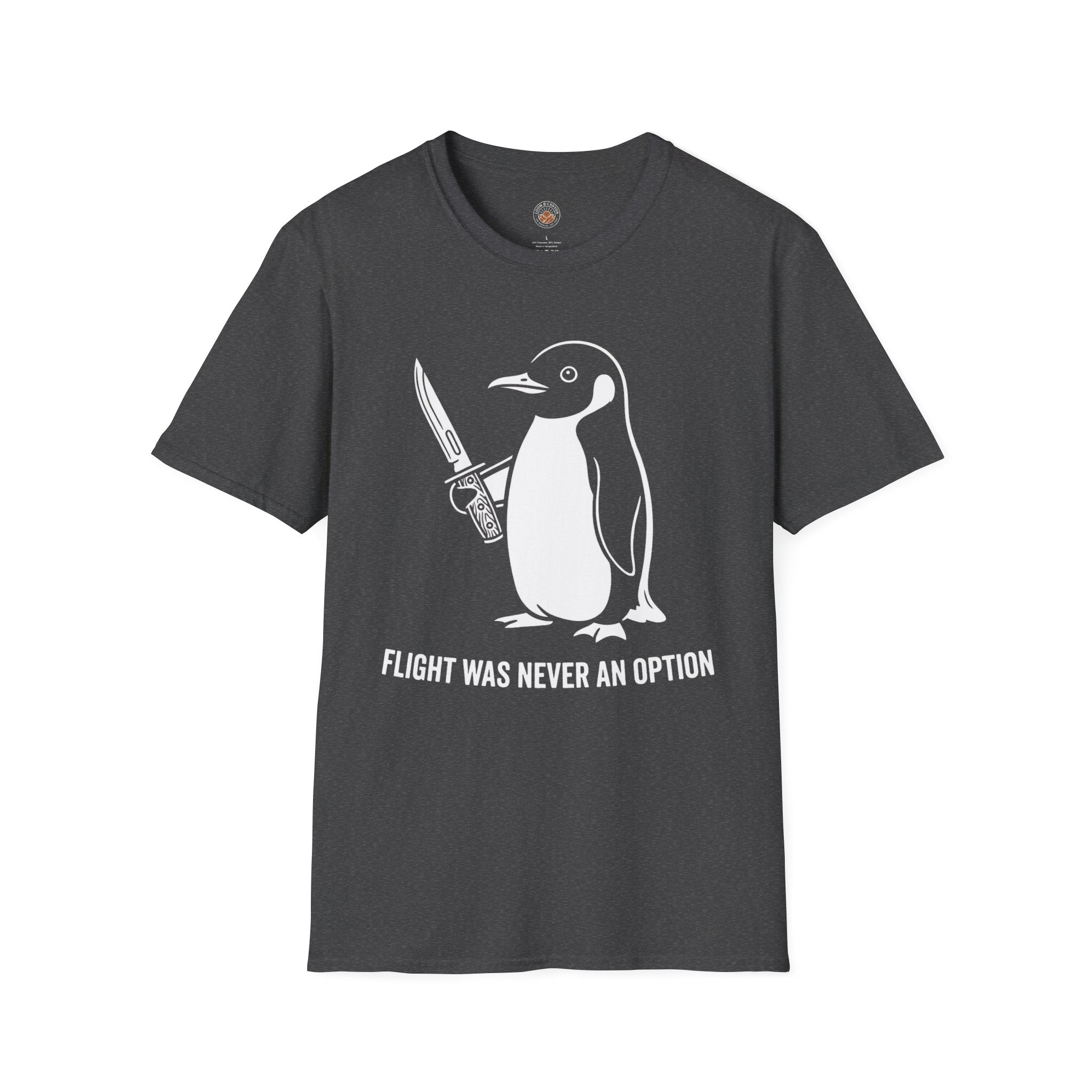 "Flight Was Never an Option" Funny Meme Men/Unisex Graphic T-Shirt