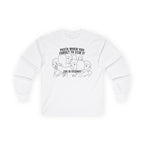 "Pasta When You Forget To Stir It For 30 Seconds" Funny Meme Men/Unisex Graphic Long Sleeve T-Shirt