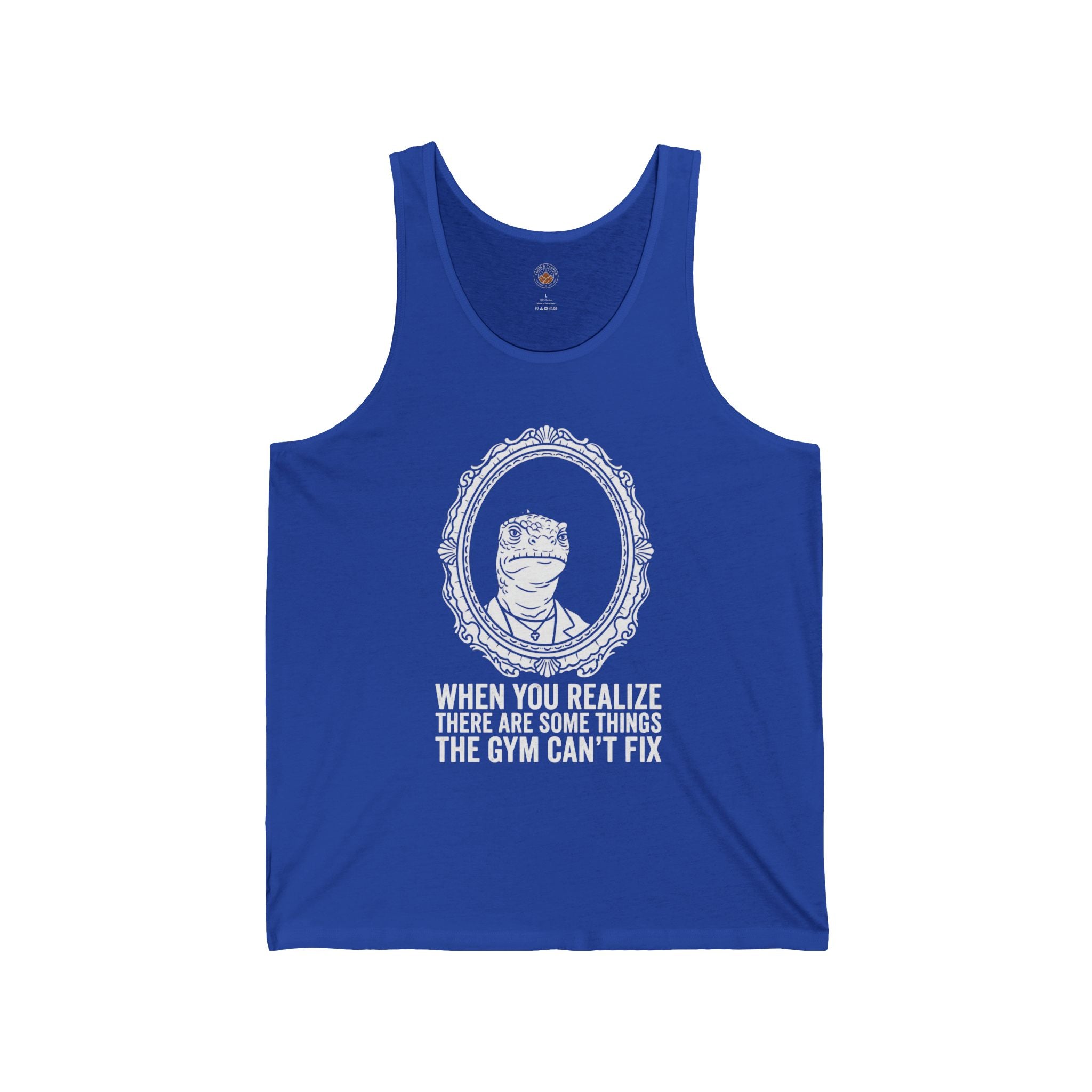 "There Are Some Things the Gym Can’t Fix” Funny Meme Men/Unisex Graphic Tank