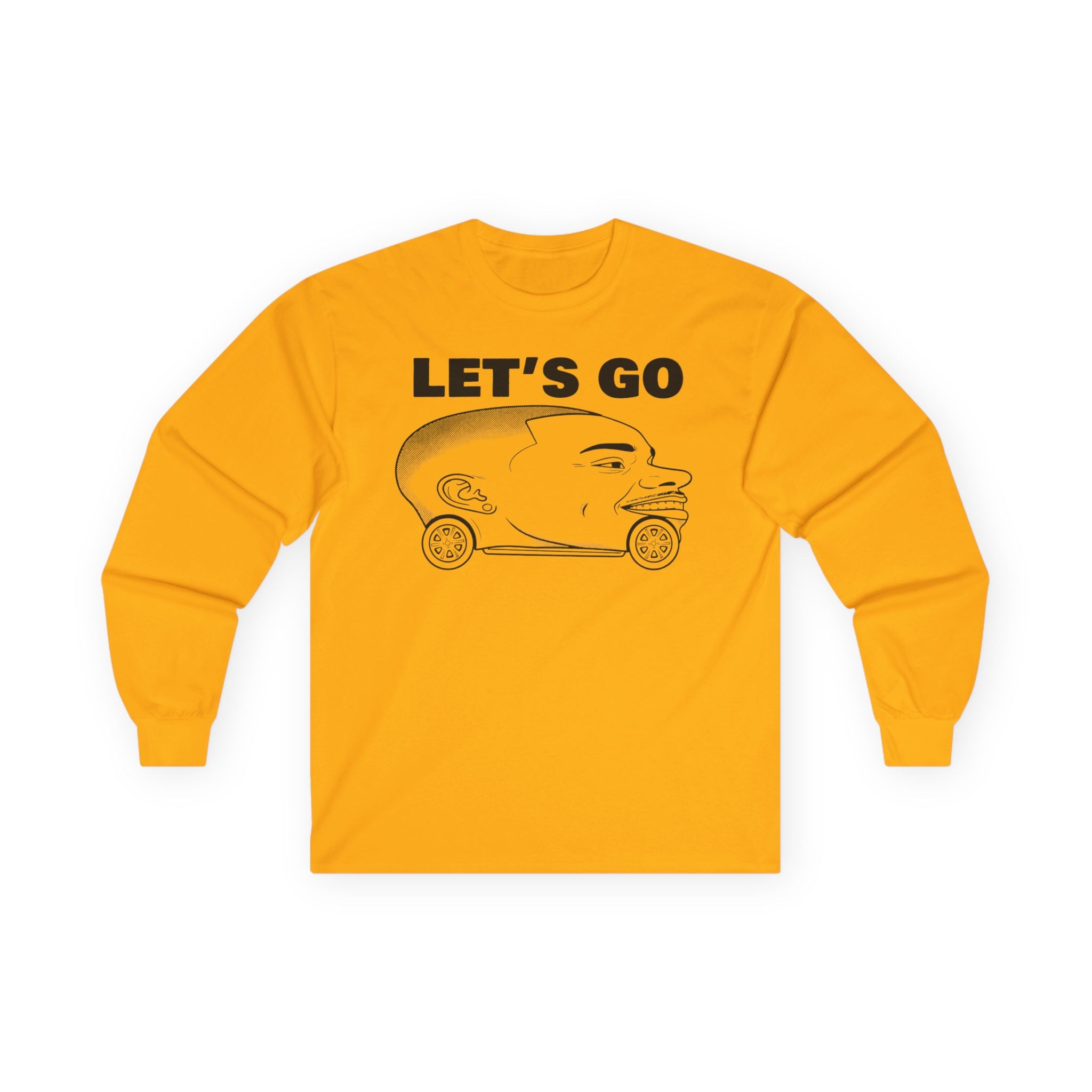 "Let's Go" Funny Meme Men/Unisex Graphic Long Sleeve T-Shirt