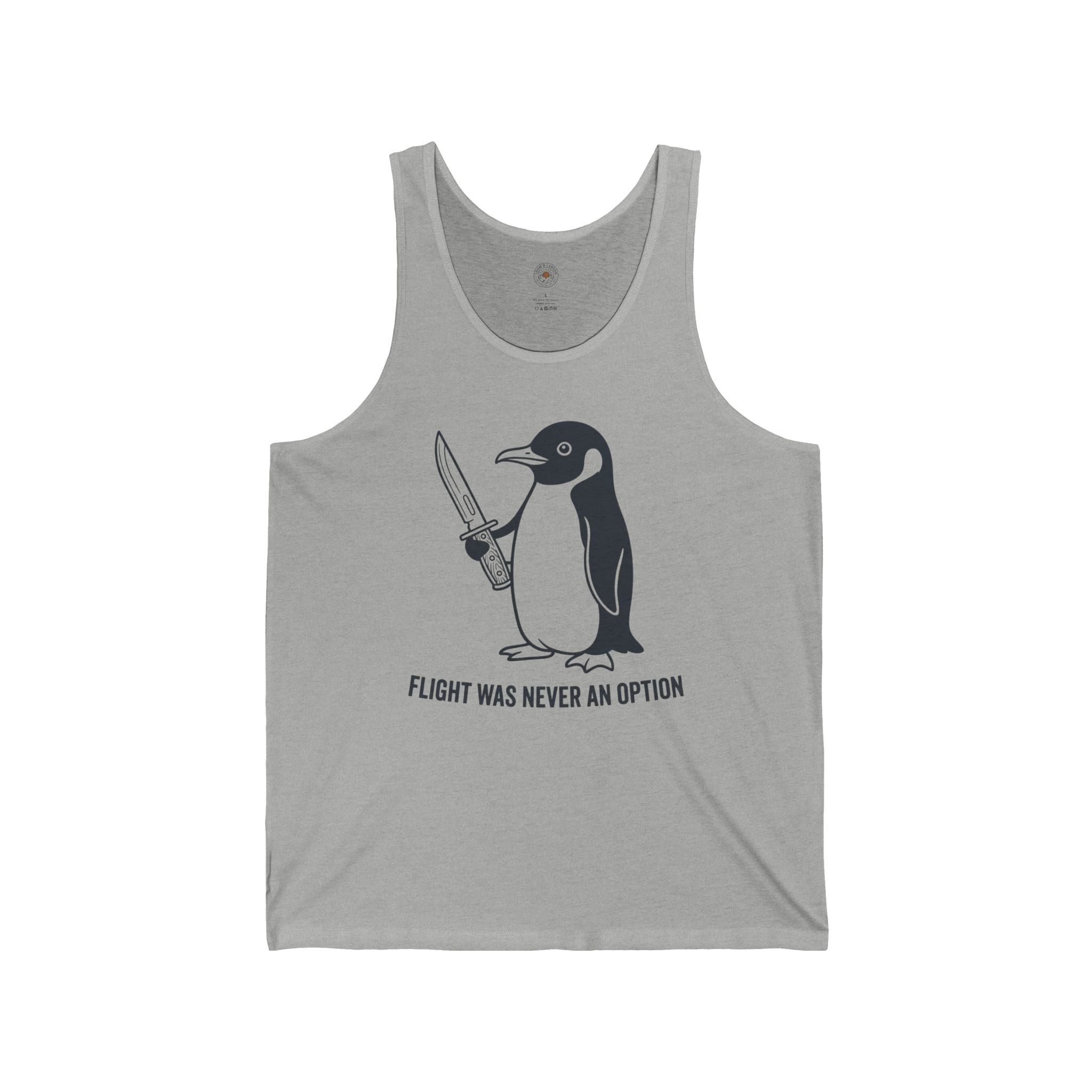 “Flight Was Never An Option” Funny Meme Men/Unisex Graphic Tank