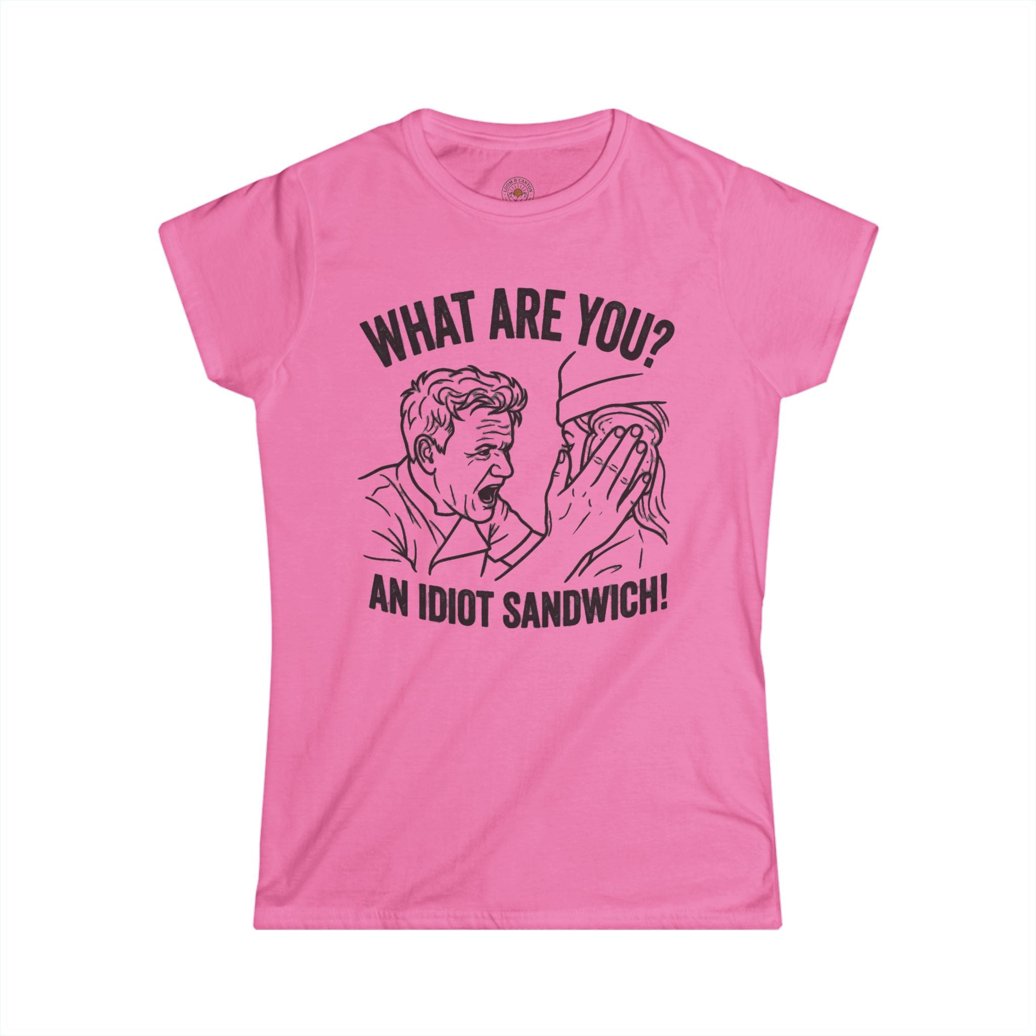 "What Are You? An Idiot Sandwich!" Funny Meme Women's Graphic T-Shirt