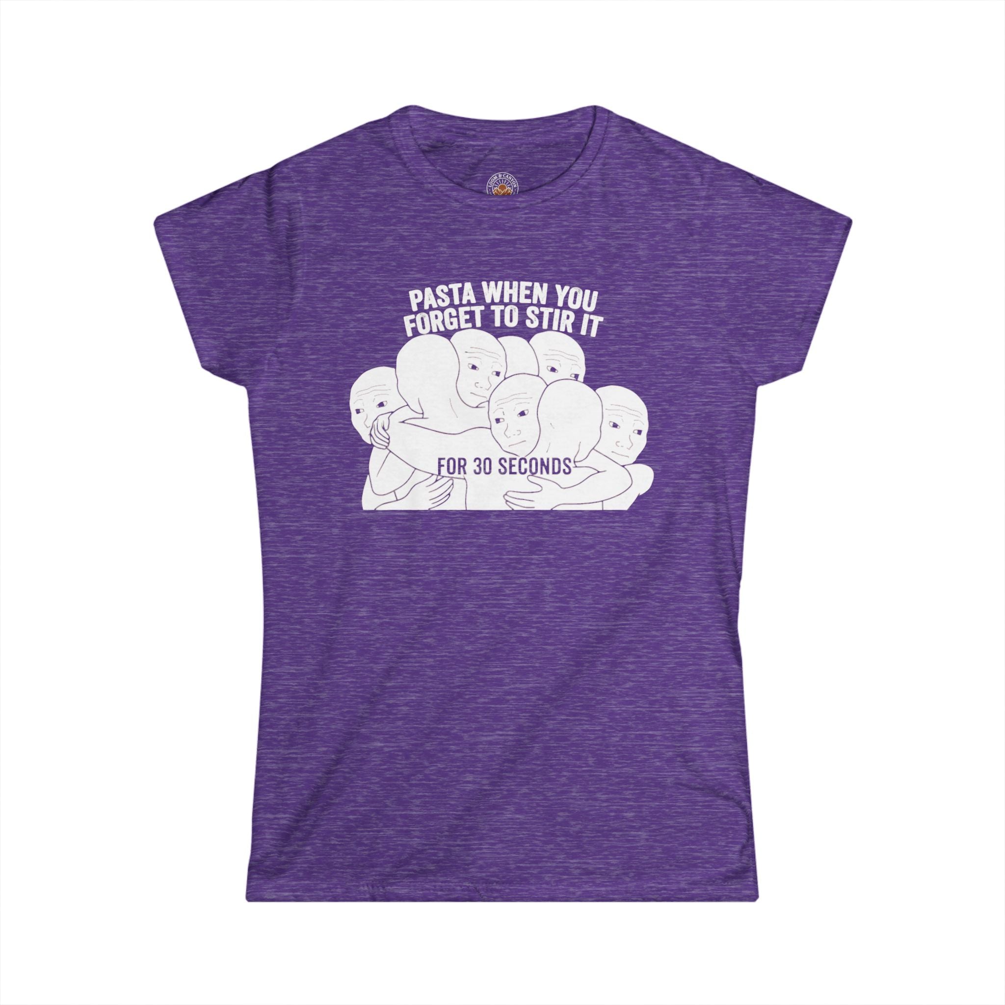 "Pasta When You Forget To Stir It For 30 Seconds" Funny Meme Women's Graphic T-Shirt