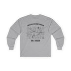 "OnlyFans Or Something IDK I'm A Virgin" Funny Meme Men/Unisex Graphic Long Sleeve T-Shirt