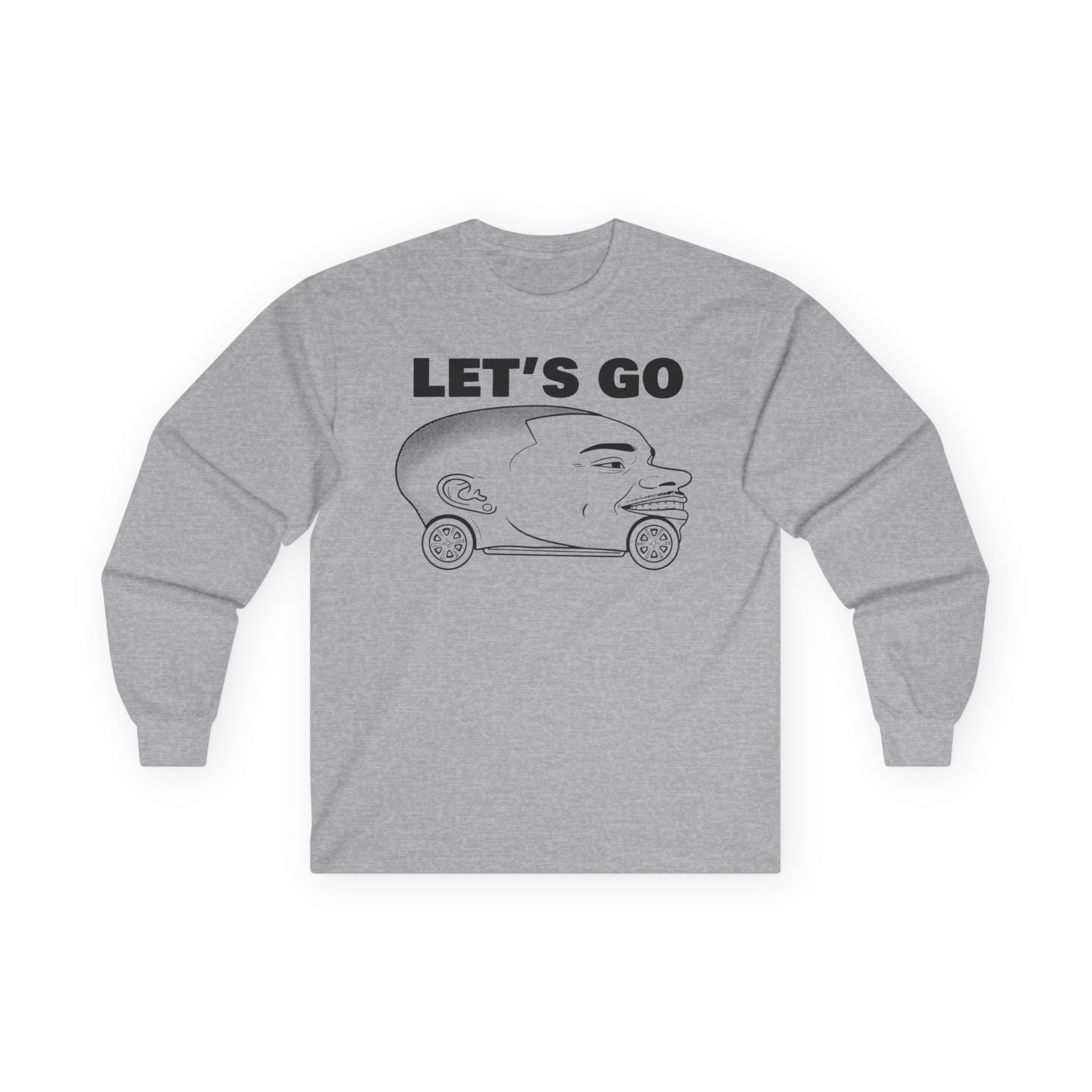 "Let's Go" Funny Meme Men/Unisex Graphic Long Sleeve T-Shirt