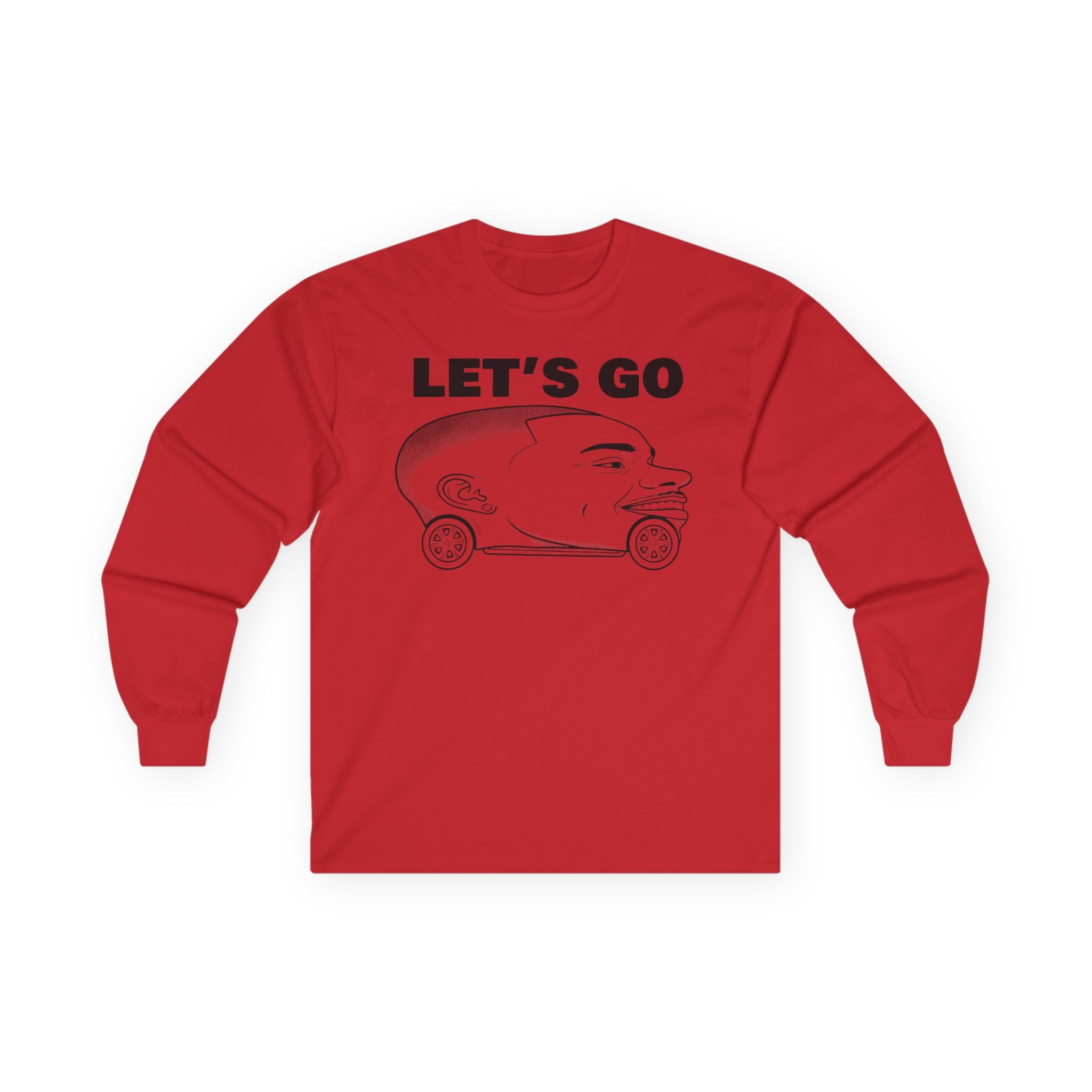 "Let's Go" Funny Meme Men/Unisex Graphic Long Sleeve T-Shirt