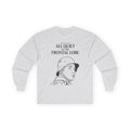"All Quiet On The Frontal Lobe" Funny Meme Men/Unisex Graphic Long Sleeve T-Shirt