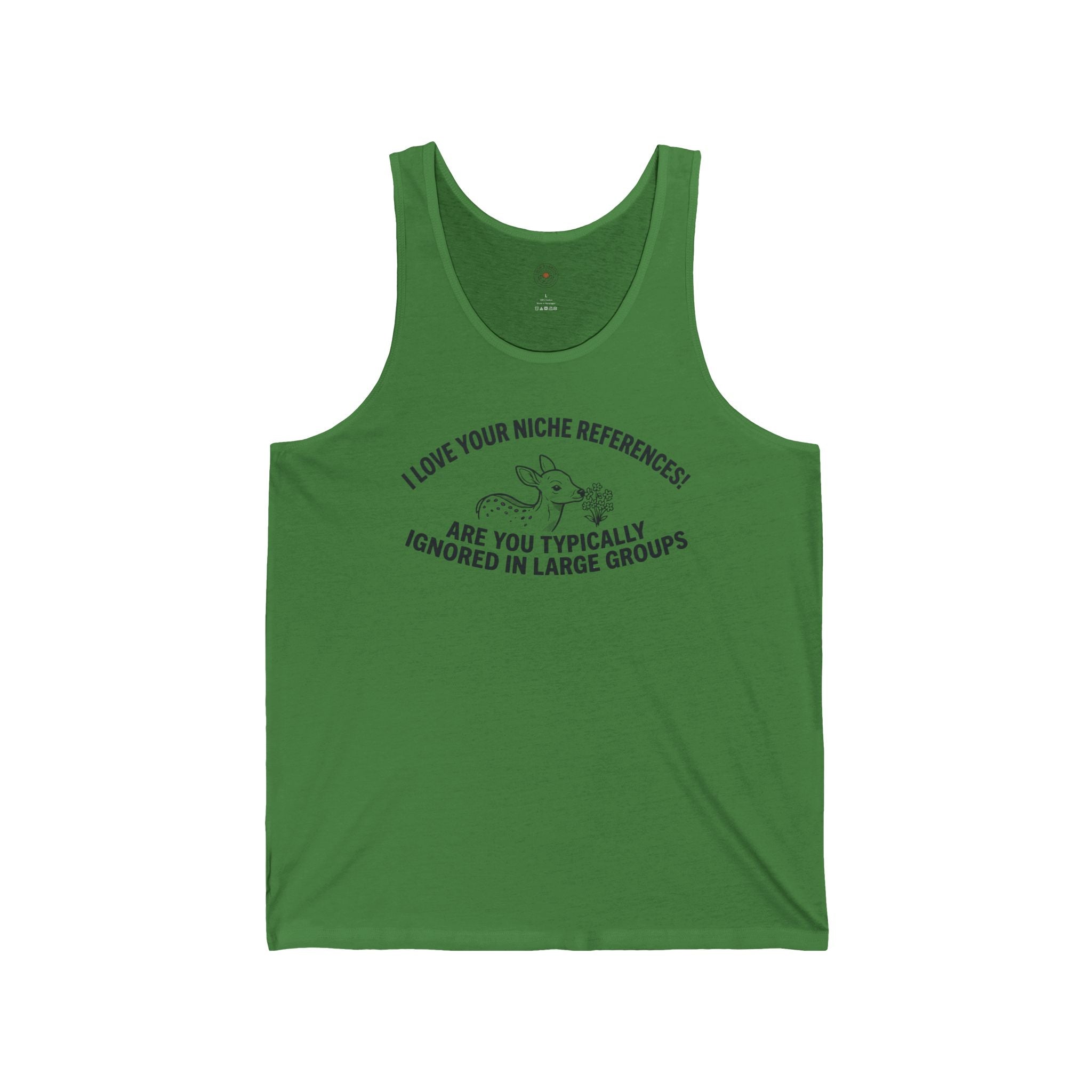 "Are You Typically Ignored In Large Groups" Funny Meme Men/Unisex Graphic Tank