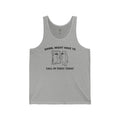 "Damn, Might Have To Call In Thicc Today" Funny Meme Men/Unisex Graphic Tank