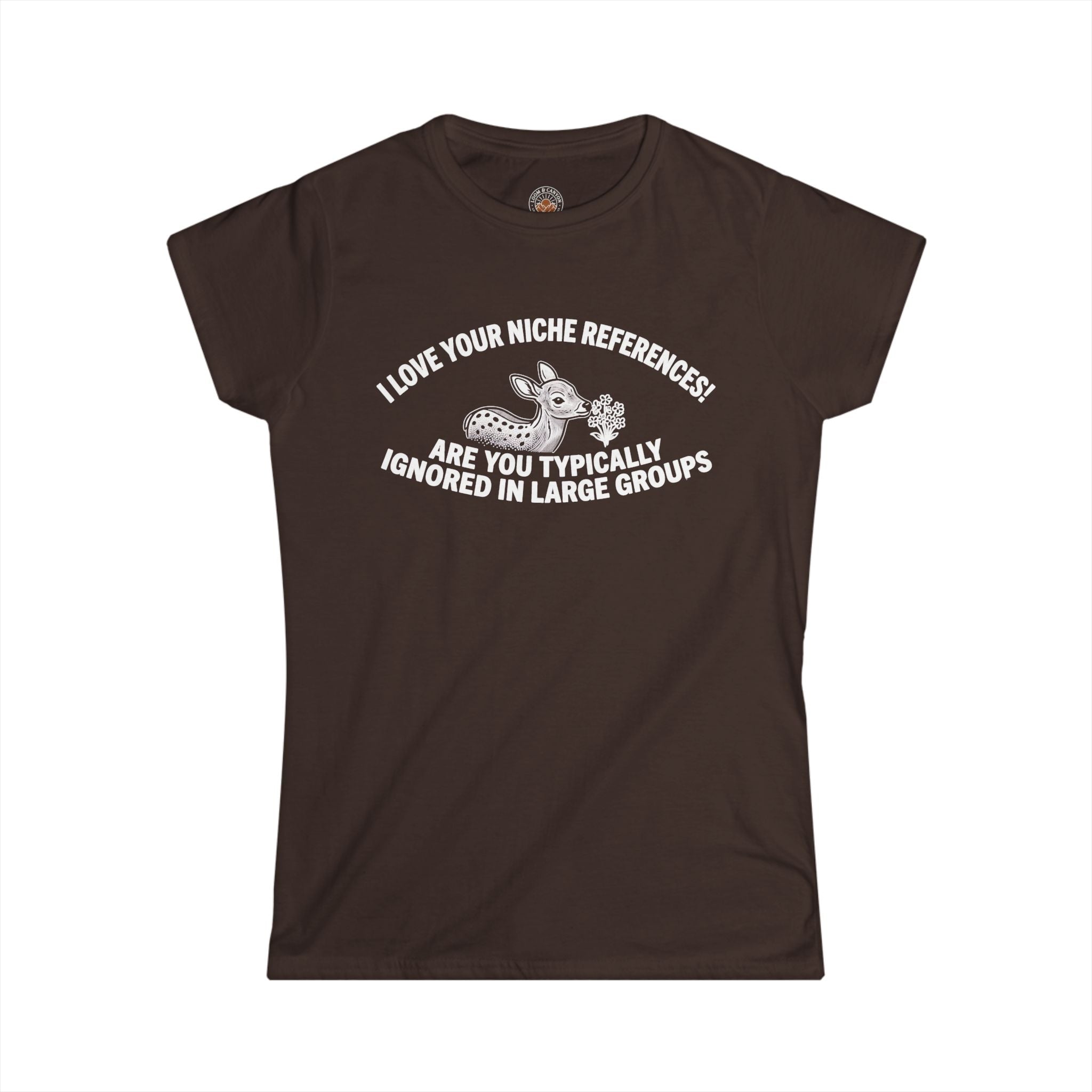 "Are You Typically Ignored in Large Groups" Funny Meme Women's Graphic T-Shirt