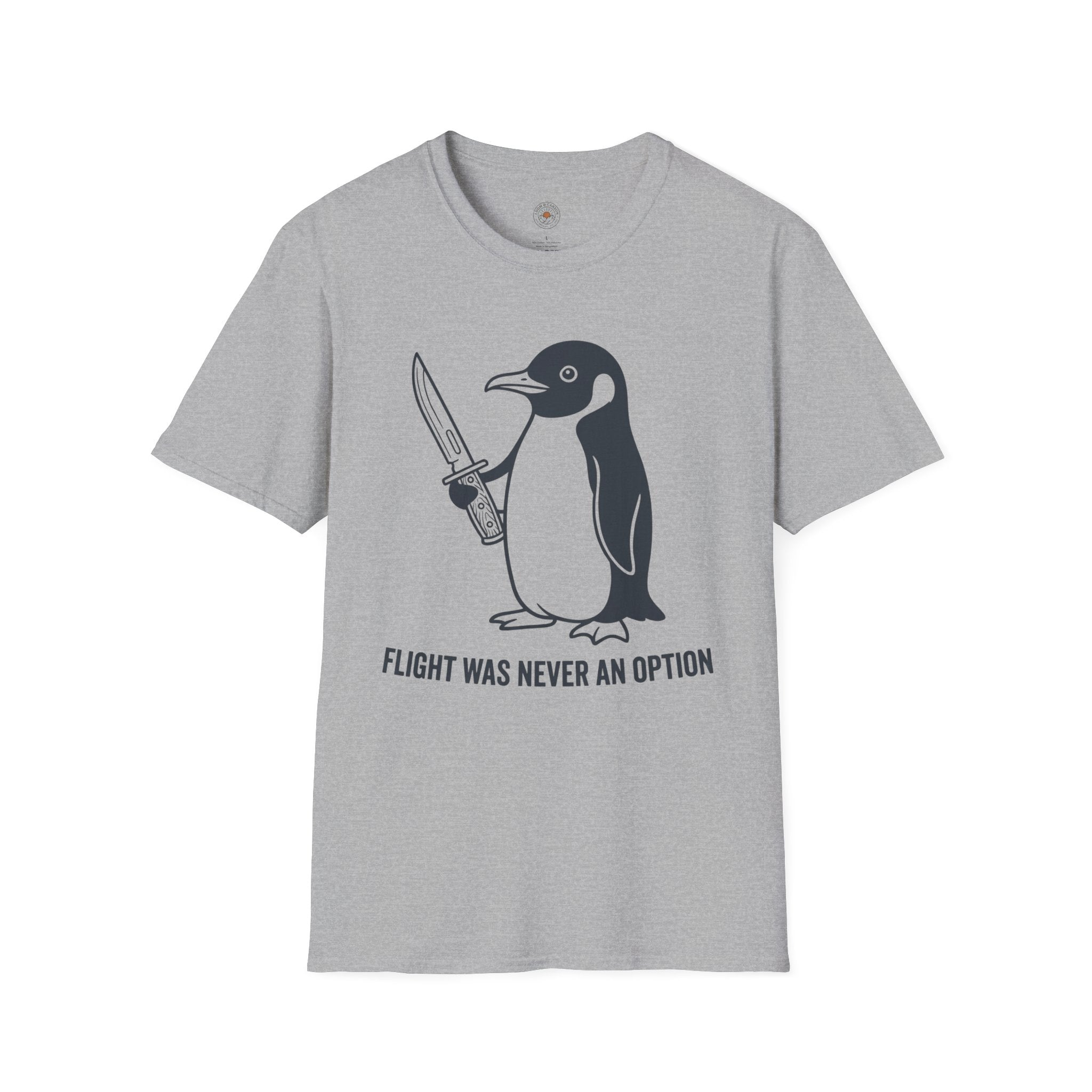 "Flight Was Never an Option" Funny Meme Men/Unisex Graphic T-Shirt