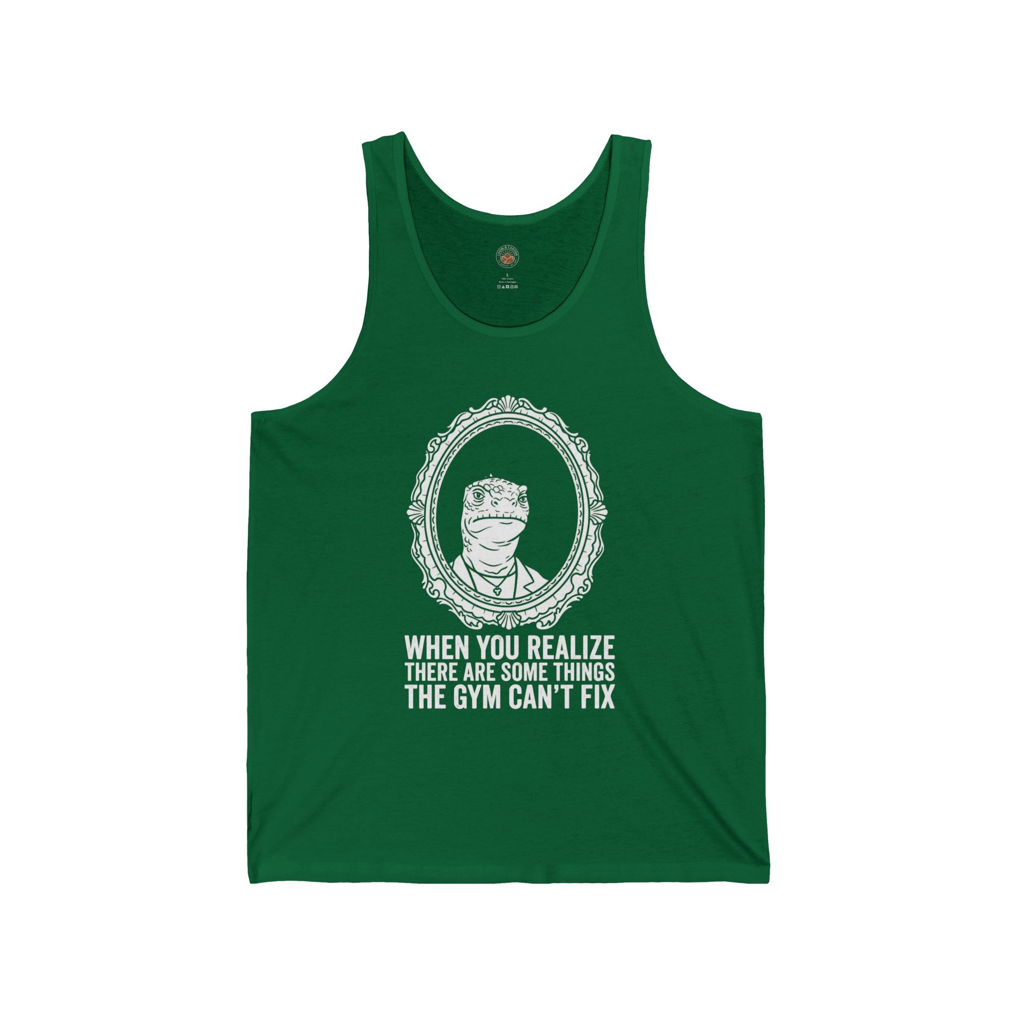 "There Are Some Things the Gym Can’t Fix” Funny Meme Men/Unisex Graphic Tank