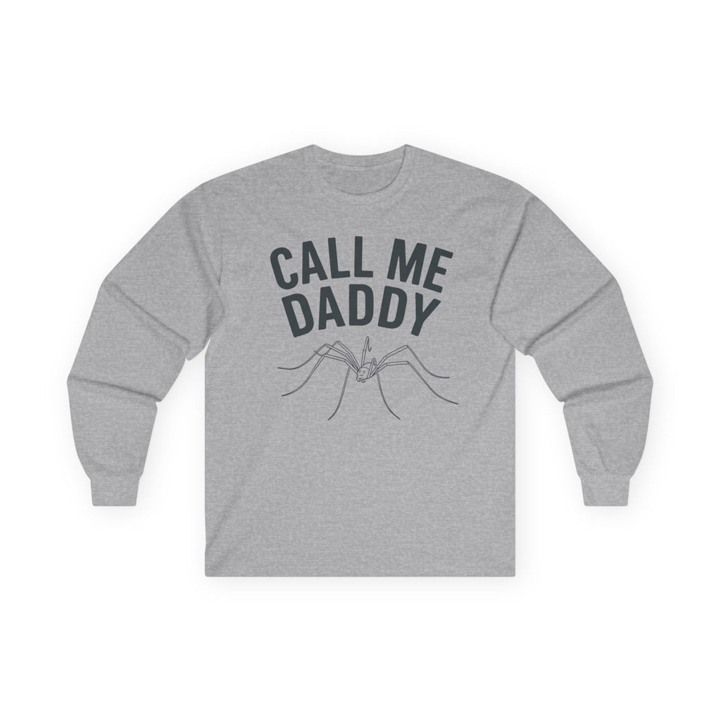 "Call Me Daddy" Funny Meme Men/Unisex Graphic Long Sleeve T-Shirt