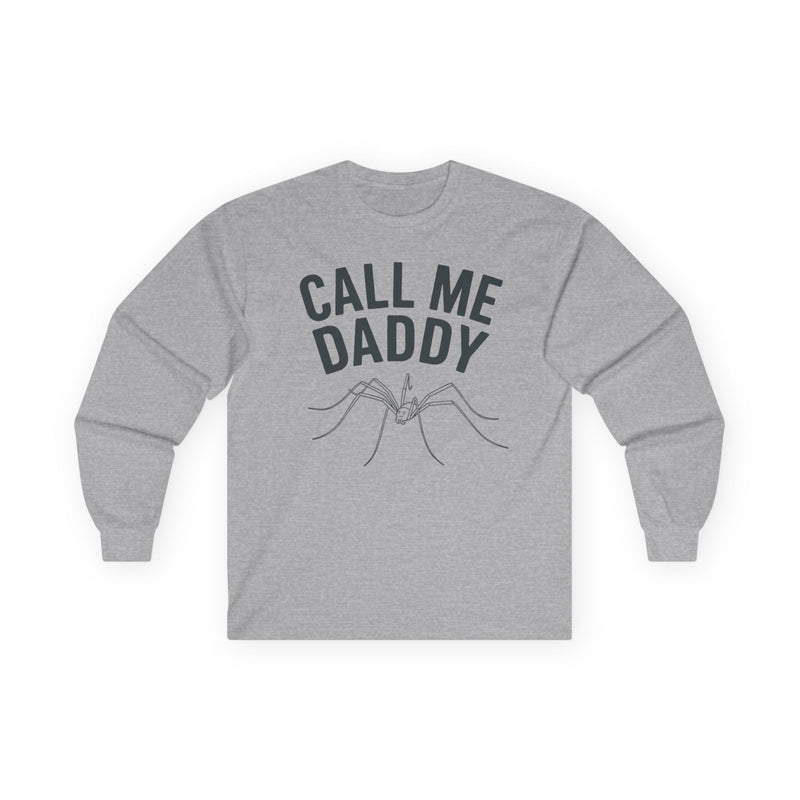 "Call Me Daddy" Funny Meme Men/Unisex Graphic Long Sleeve T-Shirt
