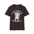 "I'd Fight a Bear for You" Funny Meme Men/Unisex Graphic T-Shirt