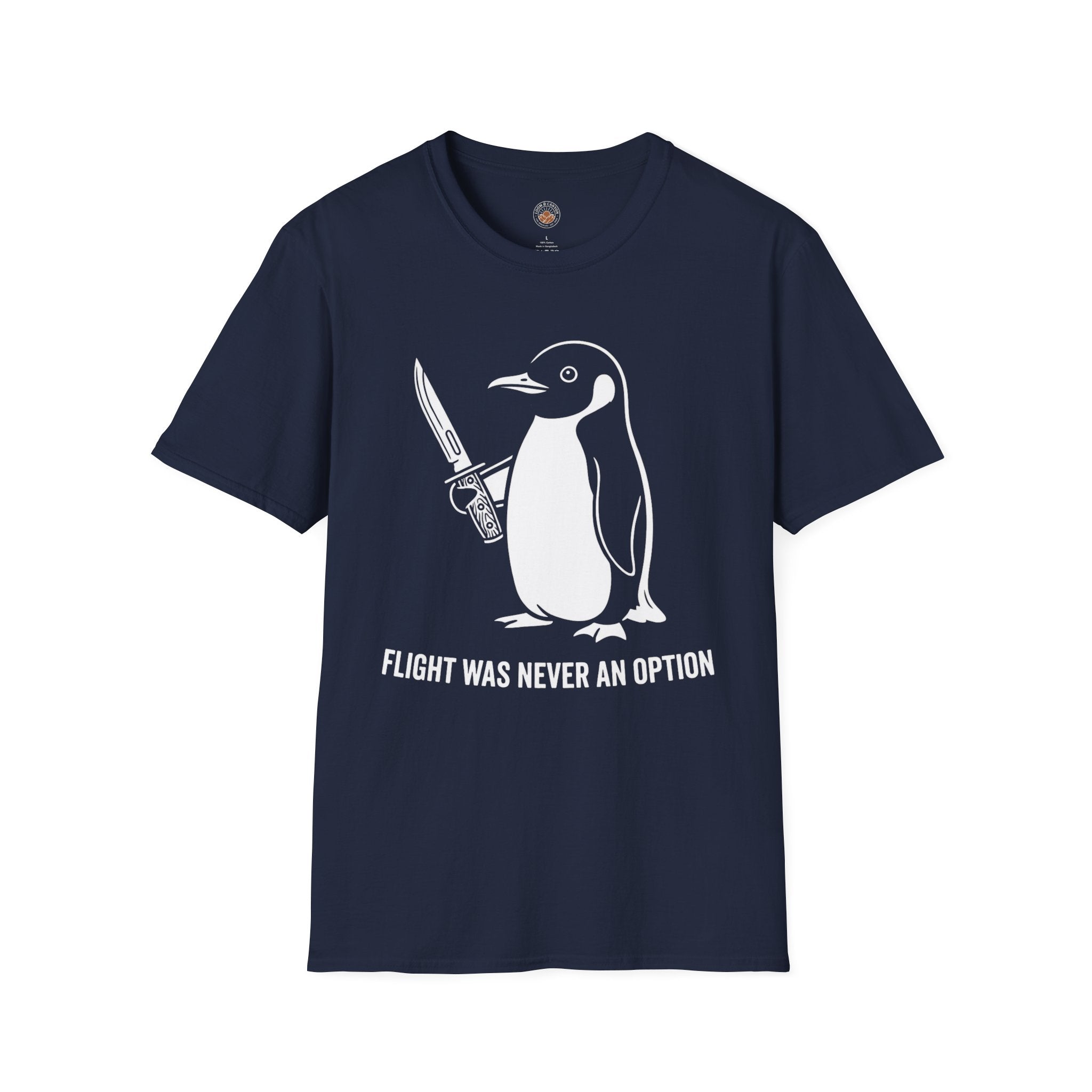 "Flight Was Never an Option" Funny Meme Men/Unisex Graphic T-Shirt