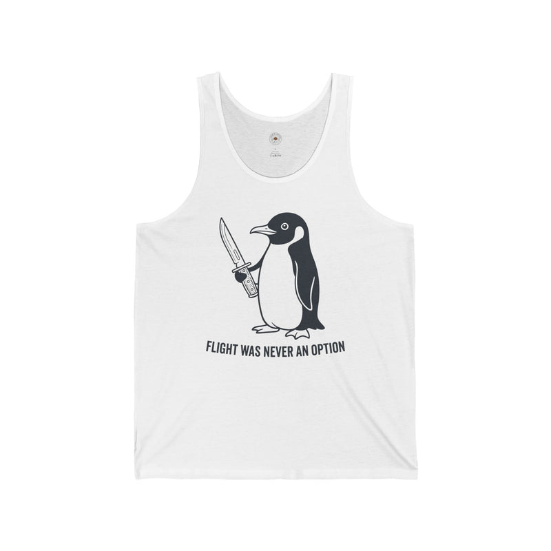 “Flight Was Never An Option” Funny Meme Men/Unisex Graphic Tank