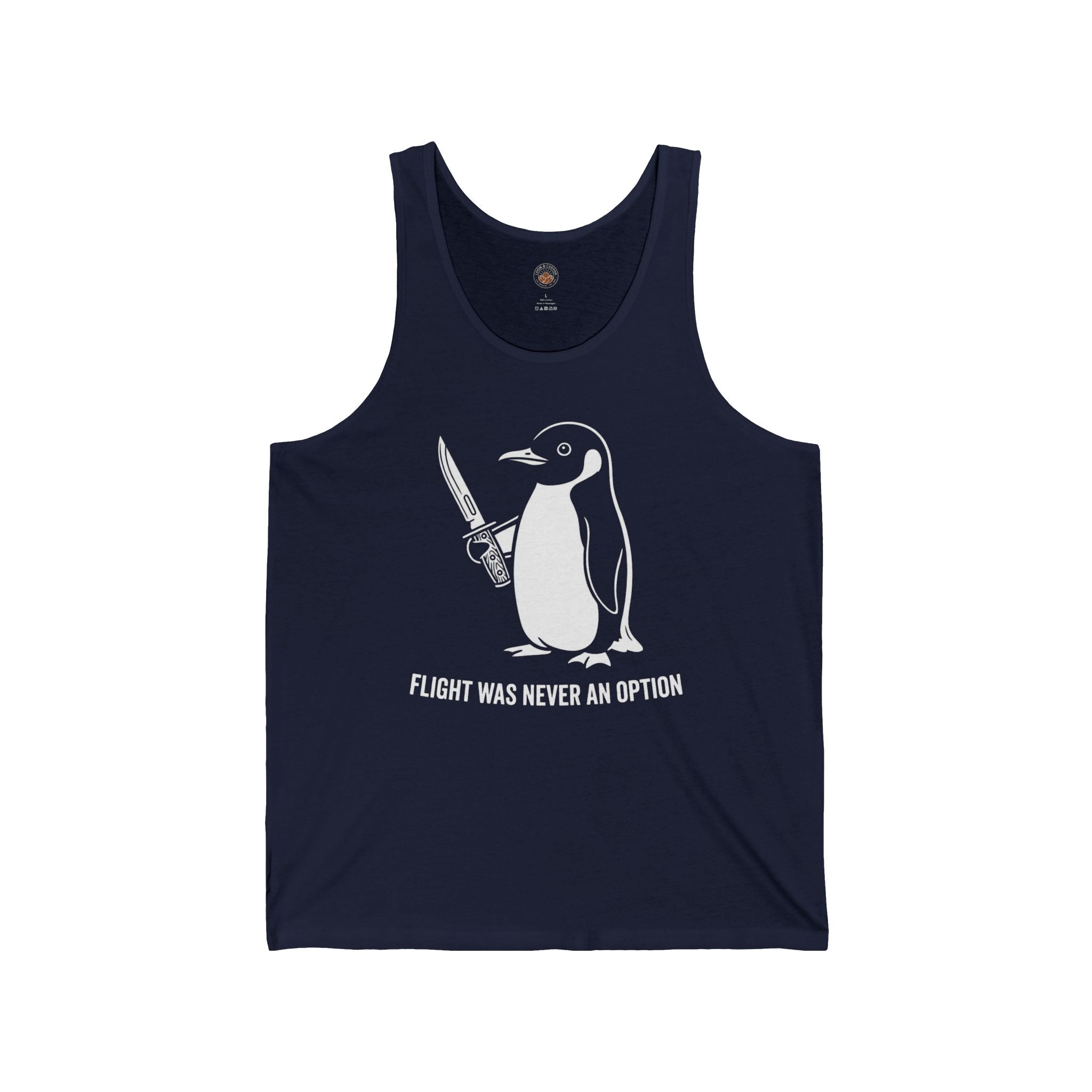 “Flight Was Never An Option” Funny Meme Men/Unisex Graphic Tank