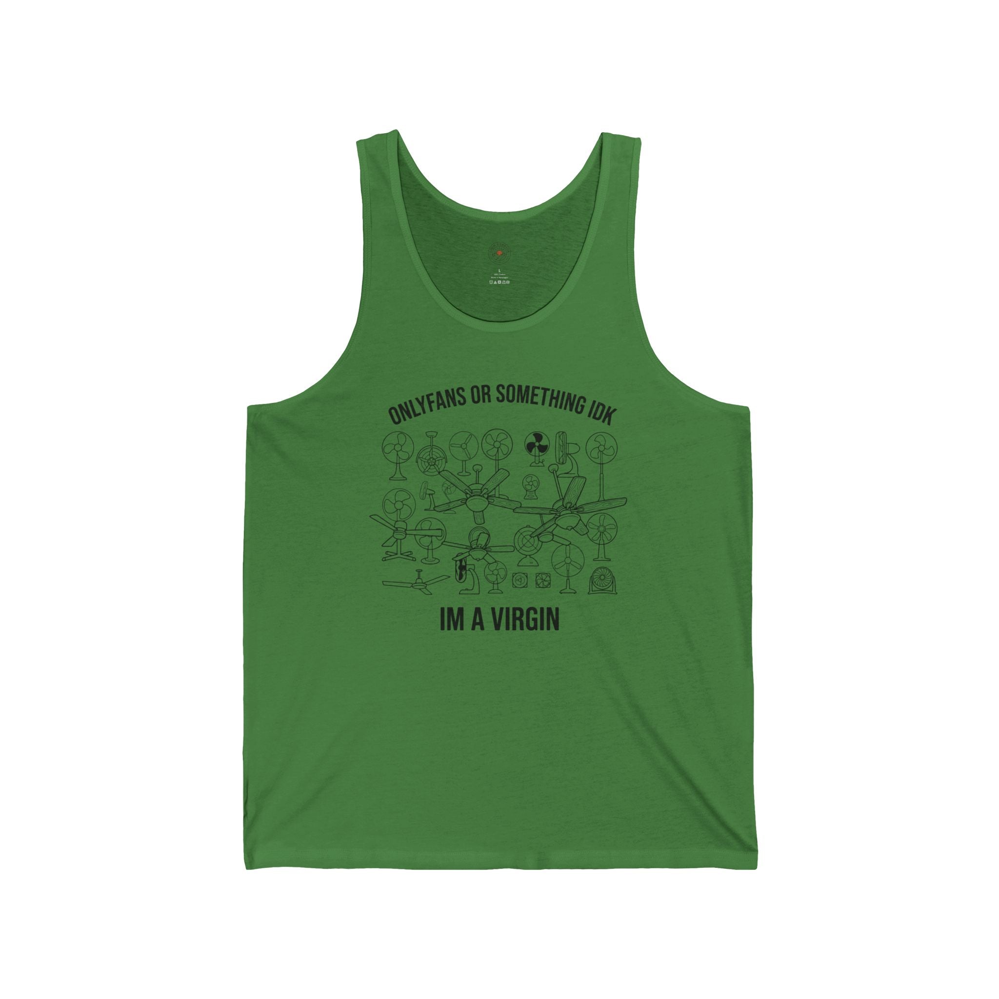 “OnlyFans Or Something IDK I’m A Virgin” Funny Meme Men/Unisex Graphic Tank
