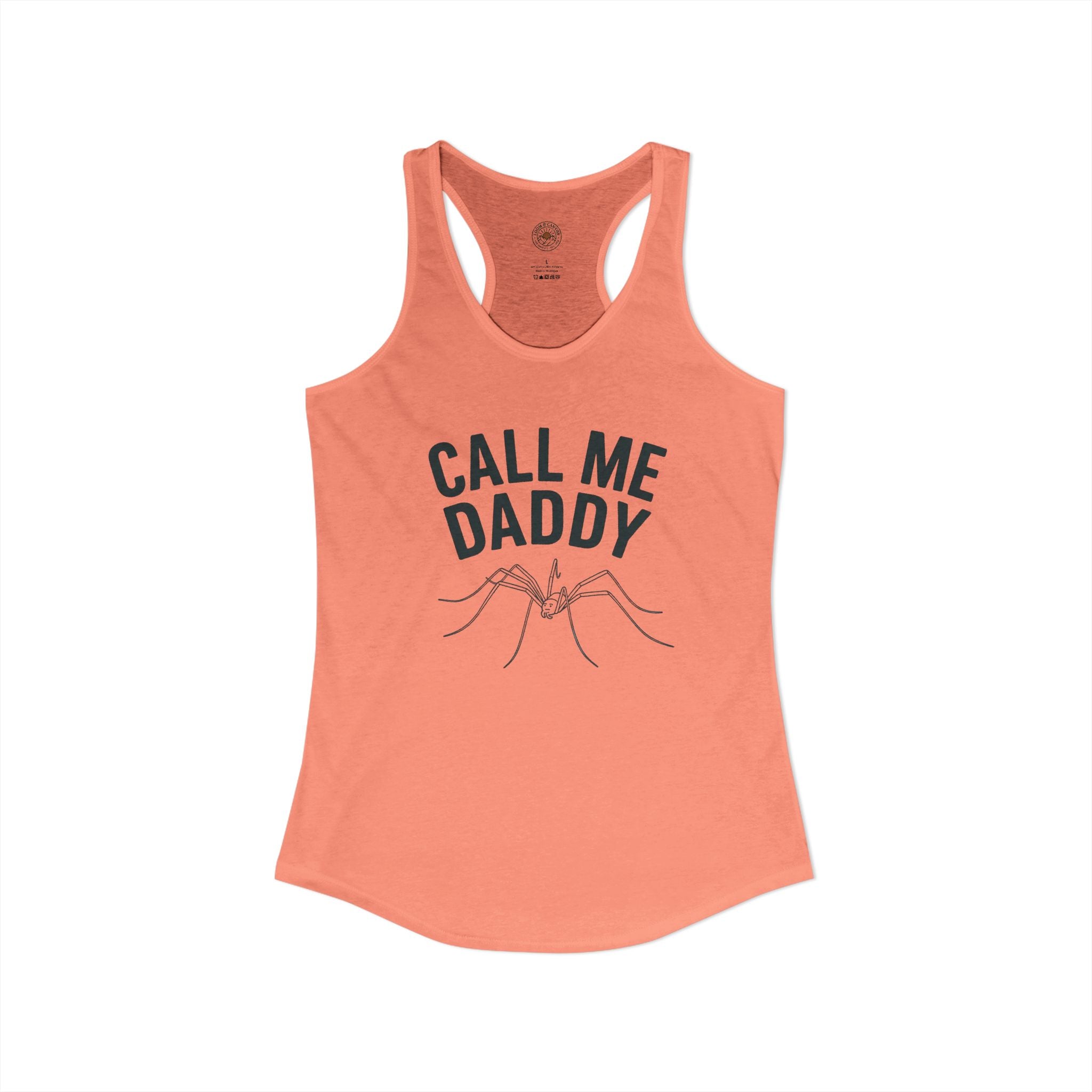 "Call Me Daddy" Funny Meme Women's Graphic Racerback Tank