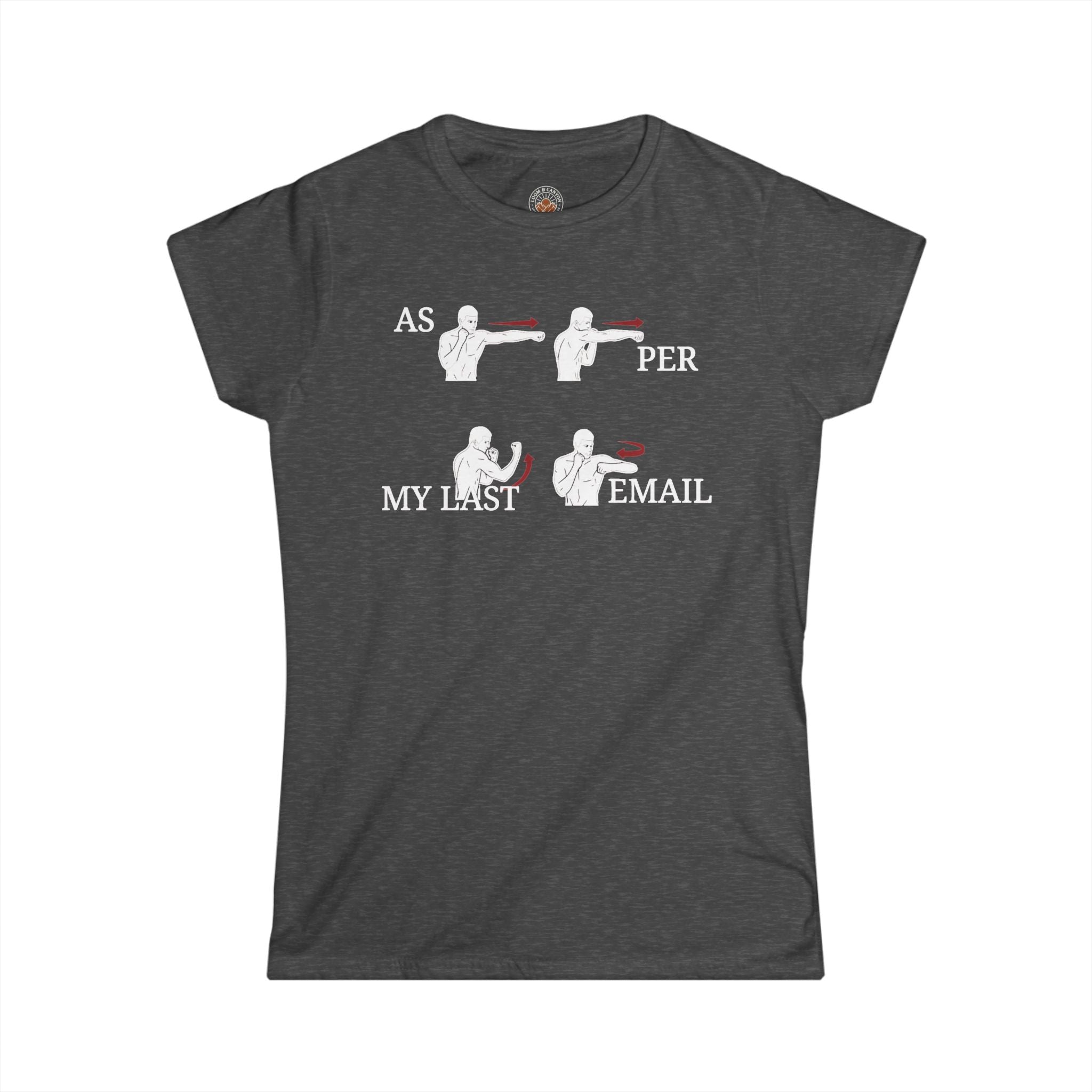"As Per My Last Email" Funny Meme Women's Graphic T-Shirt